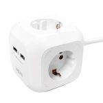 Socket 4xSchuko with 2xUSB Logilink LPS227