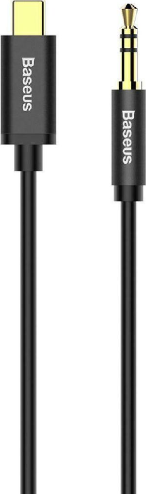 BASEUS CAM01-01 καλώδιο USB Type-C σε 3.5mm, 1.2m, Black