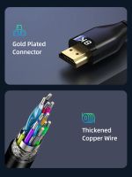 CABLETIME καλώδιο HDMI 2.1 CT-HM8K με Ethernet, 8K/60Hz, 48 Gbps, 1m, μαύρο