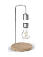 Allocacoc Levitating Light Bulb Table Lamp - Μαγνητικό Αιωρούμενο Επιτραπέζιο Φωτιστικό - Silver (DH0106/EULELP)