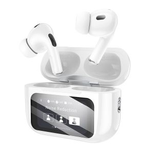 Borofone BW76 In-ear Bluetooth Handsfree Ακουστικά ANC με Θήκη Φόρτισης Λευκά