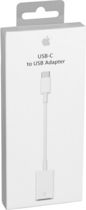 Apple MJ1M2 Μετατροπέας USB-C male σε USB-A female Λευκό