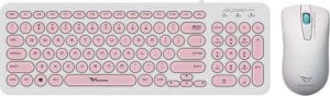 Alcatroz Jellybean U2000 Peach Keyboard Mouse Set