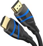 KabelDirekt Ultra High Speed 3m HDMI 2.1 Cable (8K @ 60 Hz, 4K @ 120 Hz) Blue/Black