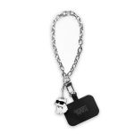 Karl Lagerfeld Choupette Wrist Chain Universal αλυσίδα κινητού συμβατή με κάθε τύπο θήκης (Ασημί – KLUCHCSKPK)