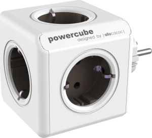 Allocacoc 1100GY/DEORPC Original PowerCube 5 Θέσεων Χωρίς Καλώδιο Γκρι