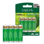 Battery NI-MH Rechargeable AA 1.2V Logilink LR6RB4 4pcs