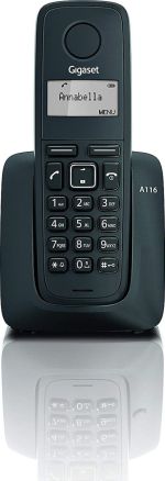 Gigaset A116 Ασύρματο Τηλέφωνο Black