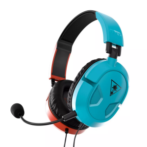 Turtle Beach Recon 50 Wired Gaming Headset for Nintendo Switch/Xbox Series X|S/Xbox One/ PlayStation 4/5 - Red/Blue