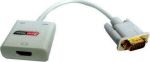 Aculine AD-047 Μετατροπέας VGA male σε HDMI female Λευκό