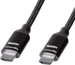AmazonBasics Πλεκτό Καλώδιο HDMI High Speed 90cm Black