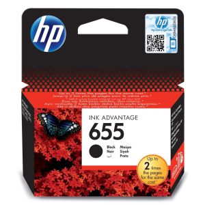 HP Μελάνι Inkjet No.655 Black (CZ109AE)