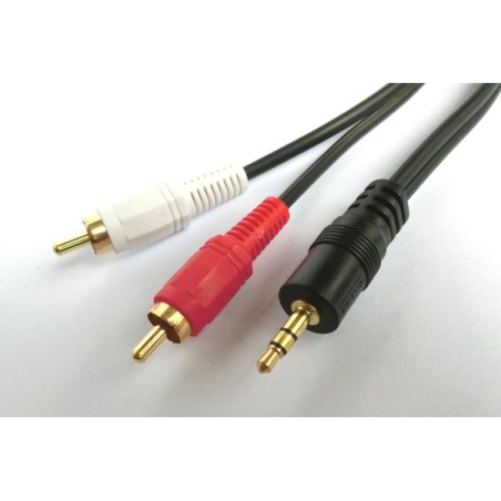 Cable Audio 3.5mm M/2xRCA M 2m Aculine AU-012