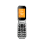 Egoboo Flip 4G Dual SIM Κινητό με Μεγάλα Κουμπιά Μαύρο