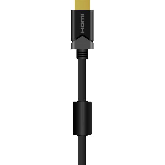 Crystal Audio HDMI 1.4 Cable HDMI male - HDMI male 1.5m Μαύρο (HDMI-GOLD1.5)