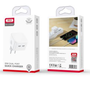 XO ΦΟΡΤΙΣΤΗΣ ΤΑΧΕΙΑΣ ΦΟΡΤΙΣΗΣ L102 35W PD 2 ΘΥΡΕΣ