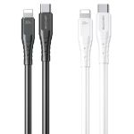 Charging Cable WK 20W PD TYPE-C/i6 Black 1m WDC-154 6A
