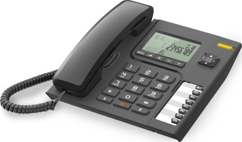 Alcatel Temporis T76 Ενσύρματο Τηλέφωνο Γραφείου Μαύρο