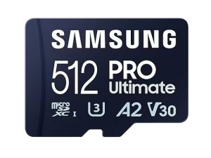 Samsung PRO Ultimate MB-MY512SA/WW microSDXC 512GB Class 10 U3 V30 A2 UHS-I με αντάπτορα