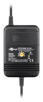 GOOBAY φορτιστής αυτοκινήτου για laptop 53439, 12V-24V, 24W-2A, 6 tips