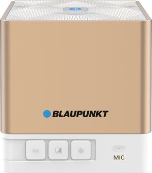 Blaupunkt BT02 Ηχείο Bluetooth 2W με Ραδιόφωνο Χρυσό