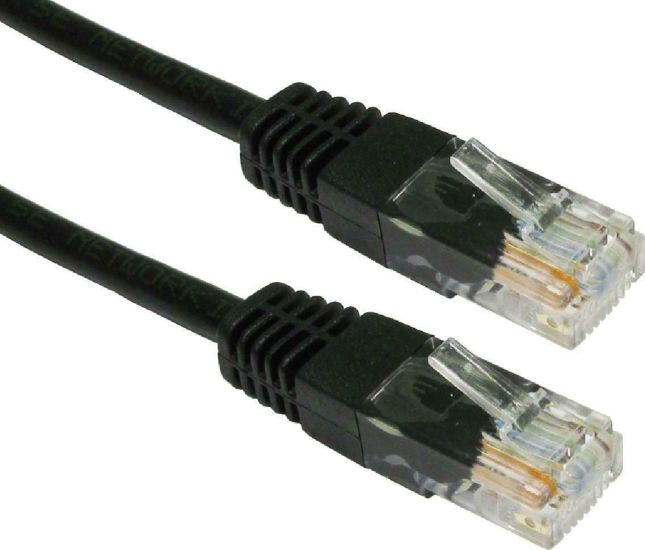 Powertech U/UTP Cat.6e Καλώδιο Δικτύου Ethernet 3m Μαύρο
