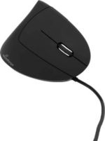 MediaRange MROS230 Corded ergonomic 6-button optical mouse for right-handers (Black, Wired)