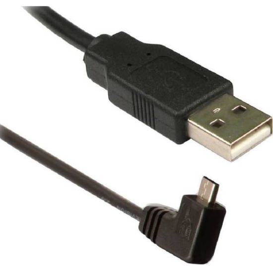 Powertech CAB-U027 USB 2.0 Α CABLE FEMALE TO MICRO USB B MALE CORNER 1.5m