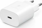 Samsung EP-TA800N Φορτιστής USB-C 25W Power Delivery Λευκό (Retail)