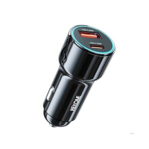 Car Charger WK 63W PD+USB QC Tarnish WP-C49