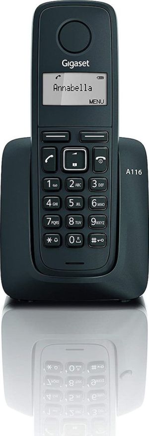 Gigaset A116 Ασύρματο Τηλέφωνο Black