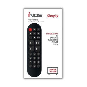 iNOS Συμβατό Τηλεχειριστήριο για Τηλεοράσεις Samsung , LG , Sony , Philips και Panasonic 5205598168841