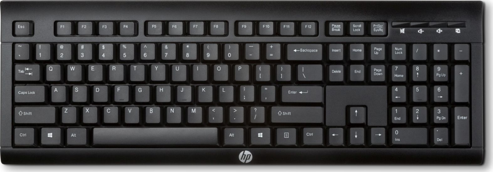 HP K2500 Ασύρματο Πληκτρολόγιο Αγγλικό US