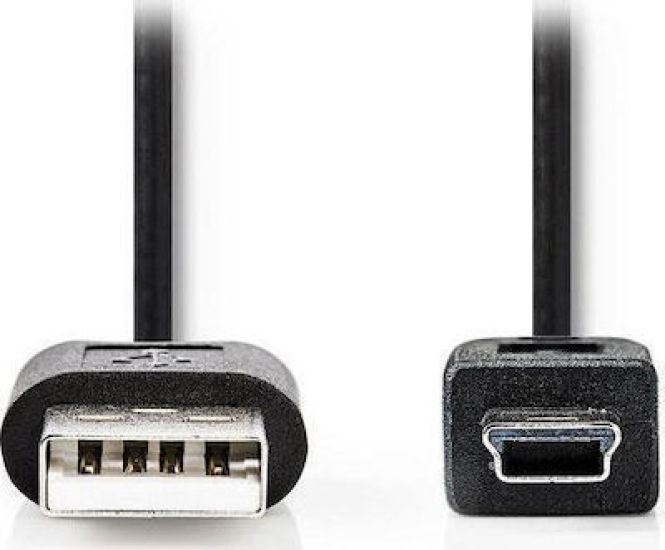Nedis USB 2.0 Cable USB-A male - mini USB-B male 1m (CCGT60300BK10)