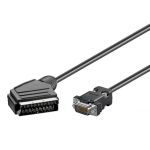GOOBAY 50071 καλώδιο SCART σε VGA, 2m, μαύρο